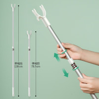 美丽雅 晾衣杆加厚铝合金[U型叉头]可伸缩78.5-130cmHC014824