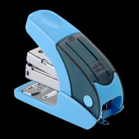 华杰办公装订迷你省力订书机BD9188蓝色 10个装