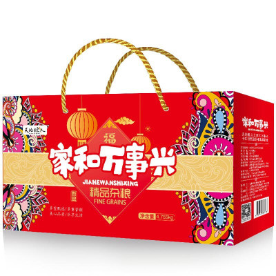 天地粮人 家和万事兴十四种甄致杂粮尊享礼盒4.755kg