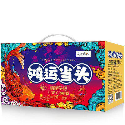 天地粮人 鸿运当头精品十二种杂粮礼盒4.2kg/盒