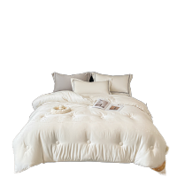 杉杉(FIRS)QFS-23036臻棉提花蚕丝大豆被-白200*230cm