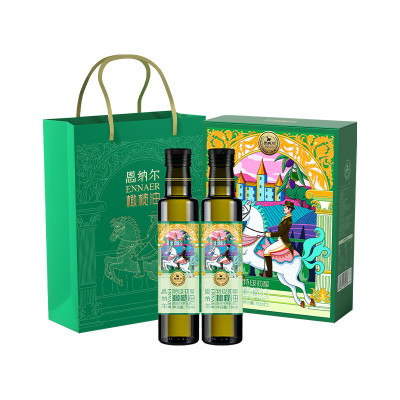 恩纳尔 特级初榨橄榄油750ml*2瓶/盒