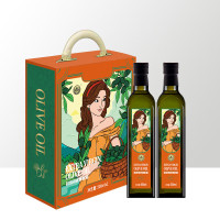 恩纳尔 雅致经典 特级初榨橄榄油500ml*2瓶/盒