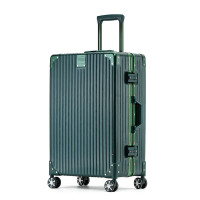 佰造(BAIZAO)铝框拉杆箱BZ-LX507 20寸 墨绿