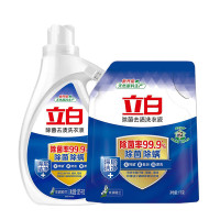 立白 除菌去污去渍浓缩洗衣液两件套袋装(2050g)
