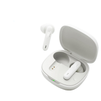 JBL WAVE FLEX 2 真无线蓝牙耳机 半入耳音乐耳机 珍珠白