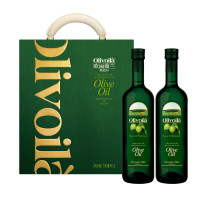 金龙鱼欧丽薇兰压榨橄榄油750ml*2礼盒