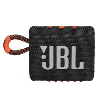 JBL GO3 音乐金砖三代 便携式蓝牙音箱 迷你小音响 黑橙色