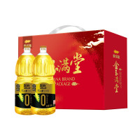 金龙鱼阳光零反式脂肪甾醇玉米油 1.5L*2瓶 金玉满堂3L礼盒装