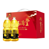 金龙鱼阳光零反式脂肪压榨葵花仁油1.5L*2瓶 金玉满堂3L礼盒装