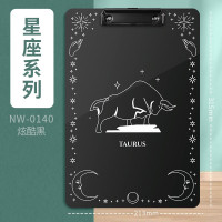 华杰书写板夹NW-0140炫酷黑白-星座[金牛座/10个装]