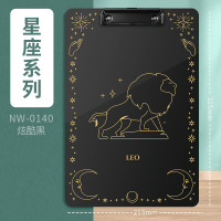 华杰书写板夹NW-0140炫酷黑金-星座[狮子座/10个装]