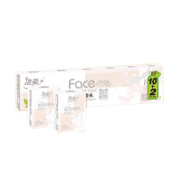 洁柔手帕纸Face可湿水纸巾PM075-12 10条 12包一条