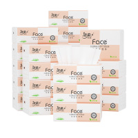 洁柔抽纸无香粉Face3层100抽PR203-24 24包