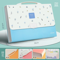 华杰手提风琴包蓝色[碎花]ST2210 10个装