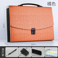 华杰手提风琴包橘色[亮片款]ST2211 10个装