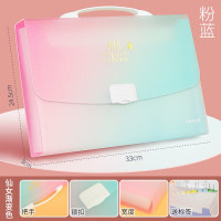 华杰手提风琴包粉蓝[仙女渐变色]ST2215 10个装