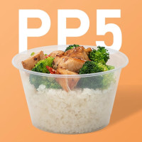 名凌塑料一次性饭盒500ml圆碗 (450个/箱)