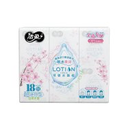 洁柔Lotion樱花超迷你手帕纸54包整箱LU209-54E