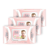 洁柔面子婴儿湿巾擦手湿巾3包共90片JS015-03E