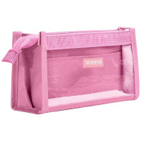 华杰六层大容量笔袋超能装NW-634[樱花粉]十个装