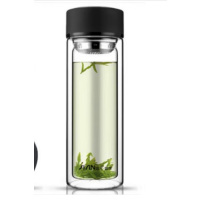 富光健牌思茗双层玻璃杯X1627-SP-320(定制logo款)