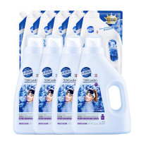 蔬果园蓝风铃香水洗衣液持久留香7.5KG套装(1.25KG瓶装*4+500G袋装*5)