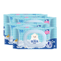 洁柔卫生湿厕纸4包320片JS273-04E