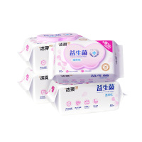 洁柔面子湿巾益生菌湿厕纸加厚4包320片JS285-04E