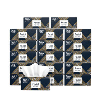 洁柔抽纸4层75抽卫生纸18包JR212-18E