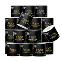 洁柔黑面子卷纸卫生纸4层加厚160克24卷BJ178-24E