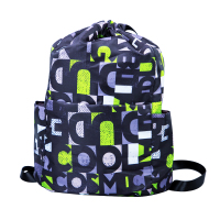 内野 玩美印花背包黑色印花 UC-B062