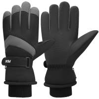 匹克(PEAK)防风手套YH23415 黑色