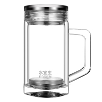 水宜生纯钛商务泡茶杯G660 380ml