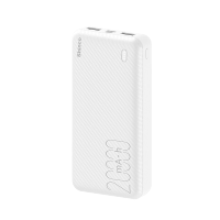 新科(Shinco)超级快充移动电源20000mAh LED灯电量显示双输入出 GT06 白色