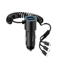 新科(Shinco)智能适配车载充电器一拖三超级快充车充 22.5W A02S