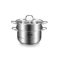 张小泉304不锈钢复底双层蒸锅 28cm C32550100