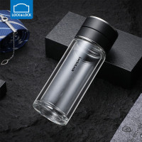 乐扣乐扣(LOCK&LOCK)茶水分离双层玻璃杯350ML LLG6013