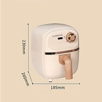 乐扣乐扣(LOCK&LOCK)空气炸锅EJF2114WHT 2L