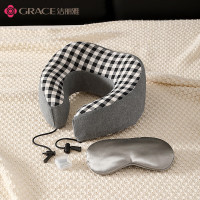 洁丽雅护颈枕三件套-侣行JLY-ZSCP022 U型枕28*28*10cm眼罩20.5*9.5cm耳塞2.4*1.3cm