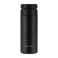乐扣乐扣(LOCK&LOCK)立立推盖保温杯350mL(黑)LHC3289BLK