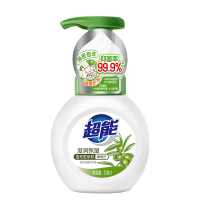 超能258ml泡沫抑菌洗手液(滋润保湿)2瓶
