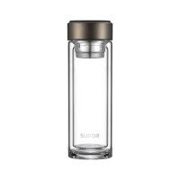 苏泊尔耐热玻璃杯简系列KC33GU10乌木黑[S]330ml