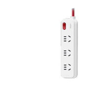 德力西遇见系列延长线插座(带电源适配器)三位五孔[极地白]CD98E-DK3X 1.6