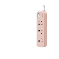 德力西遇见系列延长线插座(带电源适配器)三位五孔[心动粉]CD98E-DK3X(F) 1.6