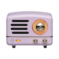猫王音响小王子 OTR FM/蓝牙便携式音箱爱丽丝紫MW-2A