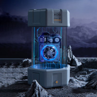 猫王XOG·机械光域Cube便携式蓝牙音箱 典藏版 星舰灰MW-PVXL