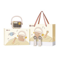 猫王音响 清欢K歌蓝牙音箱/FM收音机 白色