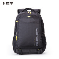 卡拉羊大容量休闲双肩包CX5558黑色