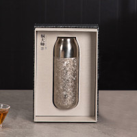 焖大师纯钛焖茶杯MD400T冰花银